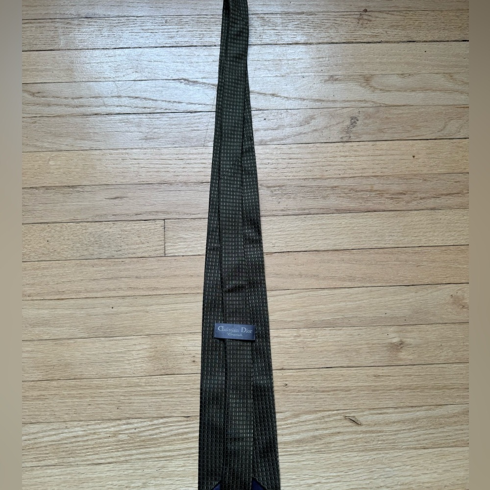 Vintage Cristian Dior Monsieur Classic Silk Neck Tie